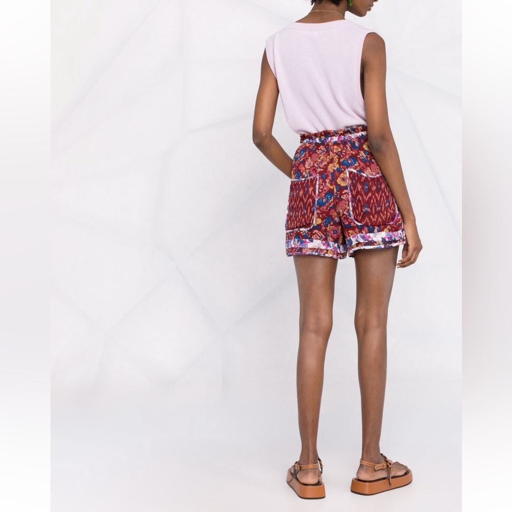Isabel Marant Étoile Riolmy Abstract Patterned Mini Shorts - Picture 4 of 14